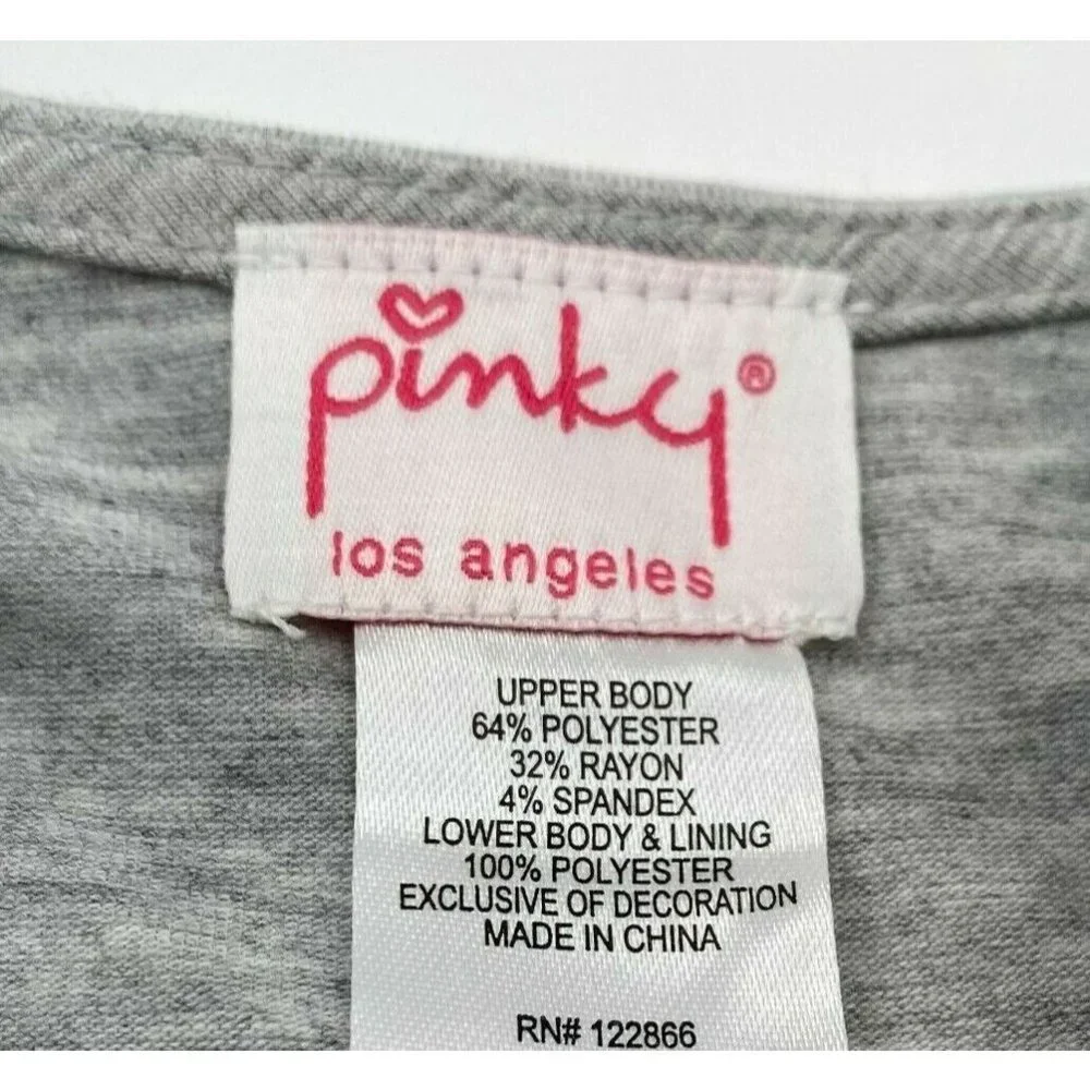 Pinky Boutique Girl's Unicorn Tutu Dress Gray/Pink sz 8 NWT Birthday/School/Gift